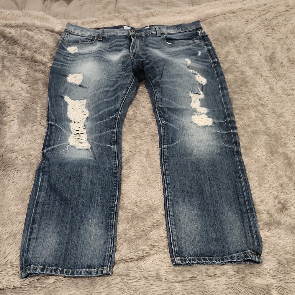 Express "Rocco" Men's Distressed Slim Fit Denim Jeans 36x30!
